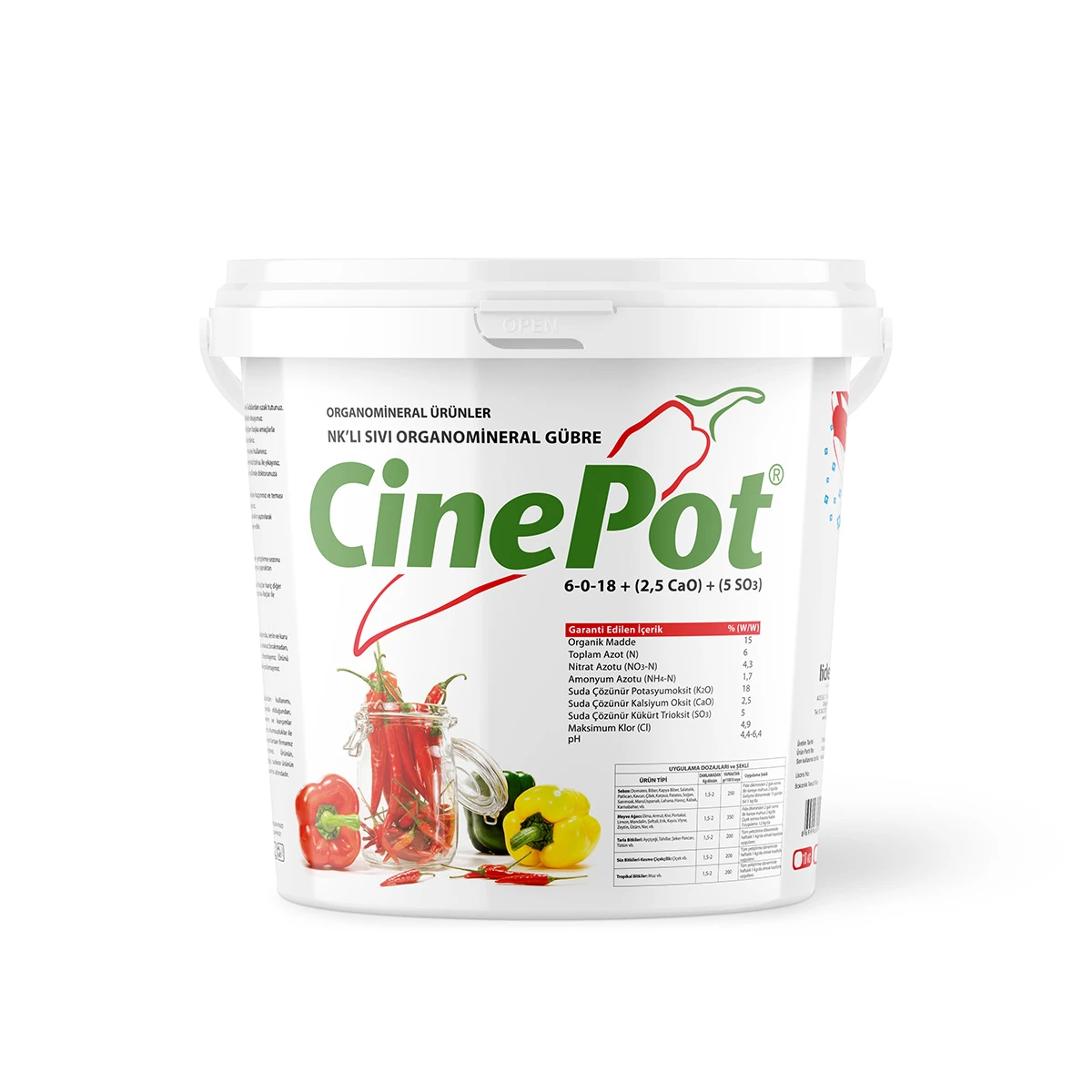 CİNEPOT 6-0-18+2,5 (CaO+5SO3)