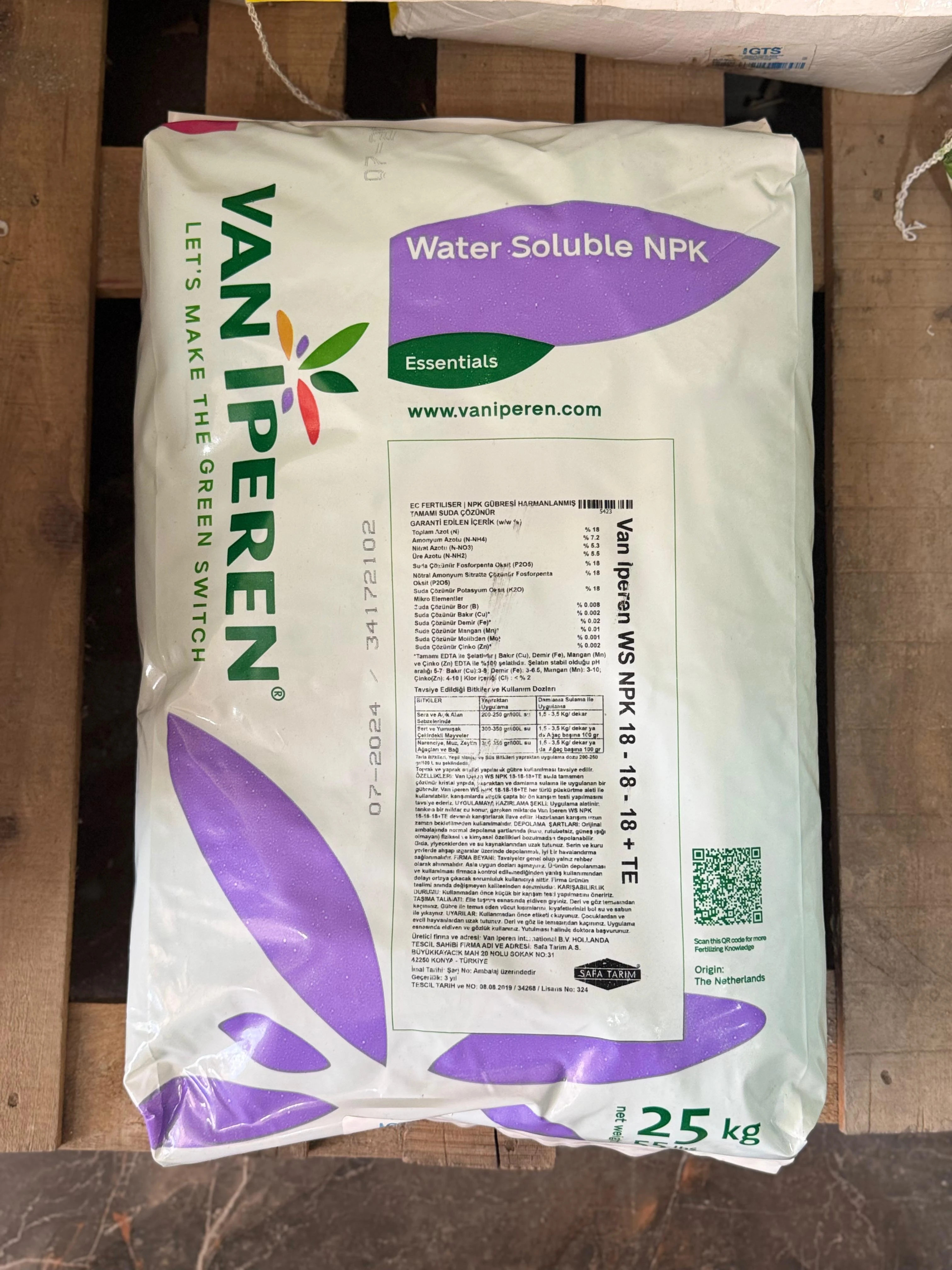 Van İperen WS 18-18-18+TE